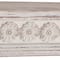White Chinese fir wood Vintage Wall Shelf, 6" x 28" x 5"
